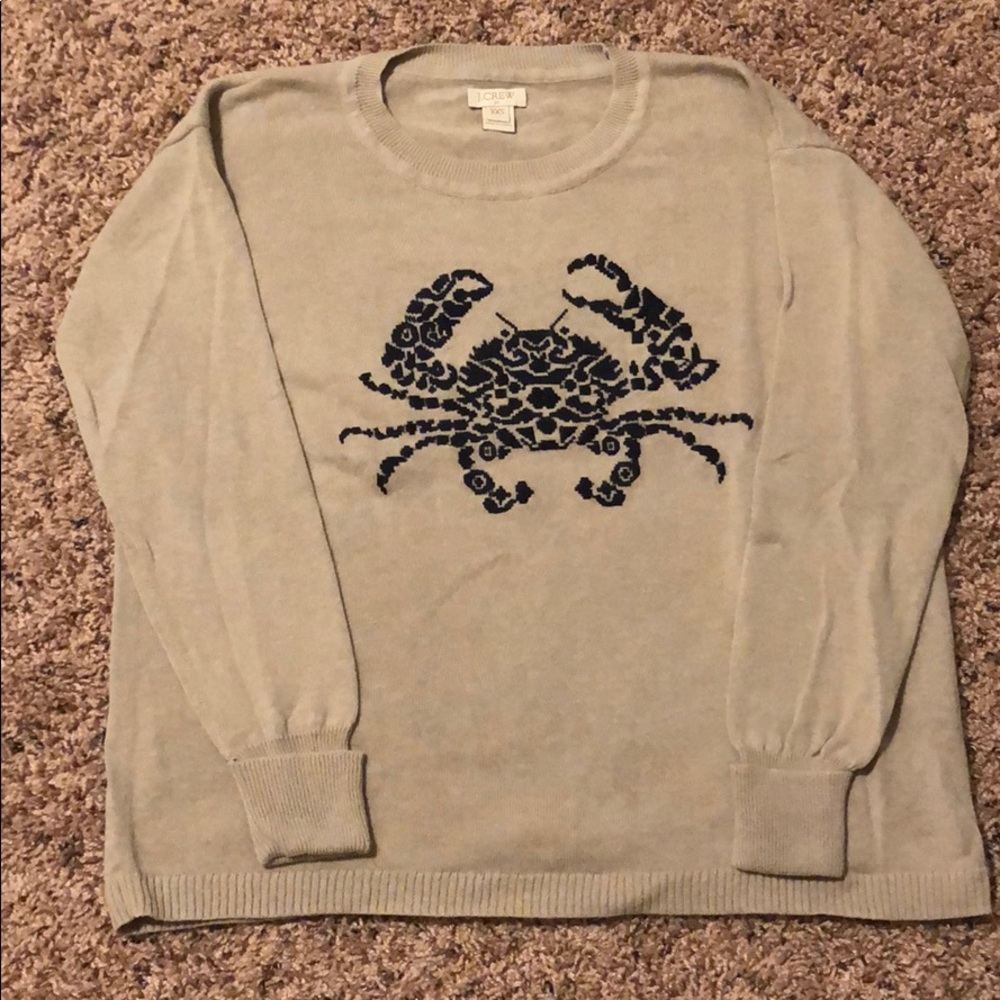 J. Crew XXS Novelty Crab Sweater